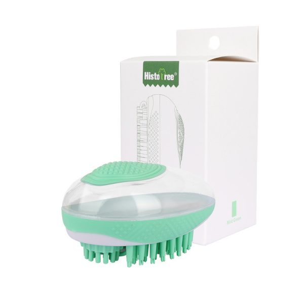 Dog Grooming Brush, Soap Dispenser, Soothing Massage, Soft Bristles - For Dogs and Cats (16 x 7.5 cm) - Image 6