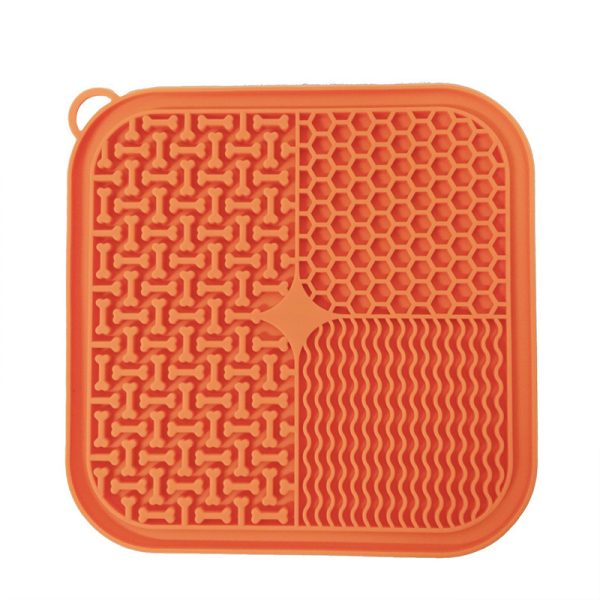 Slow Feeder Lick Mat for Dog & Cat, Food-Grade Silicone, 48 Suction Cups, Dishwasher Safe, Anxiety Relief - Image 10