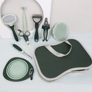 Dog Clippers Professional Grooming Kit – Cordless Quiet Dog Hair Trimmer for Thick Coats, Low Noise Pet Clippers for Dogs Cats