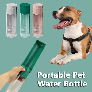 Dog Water Bottle, Pet Outdoor Walking Travelling Drinking Cup, Leak Proof Portable Puppy Water Dispenser with Drinking Feeder for Puppy for Pets Outdoor Walking, Hiking, Travelling