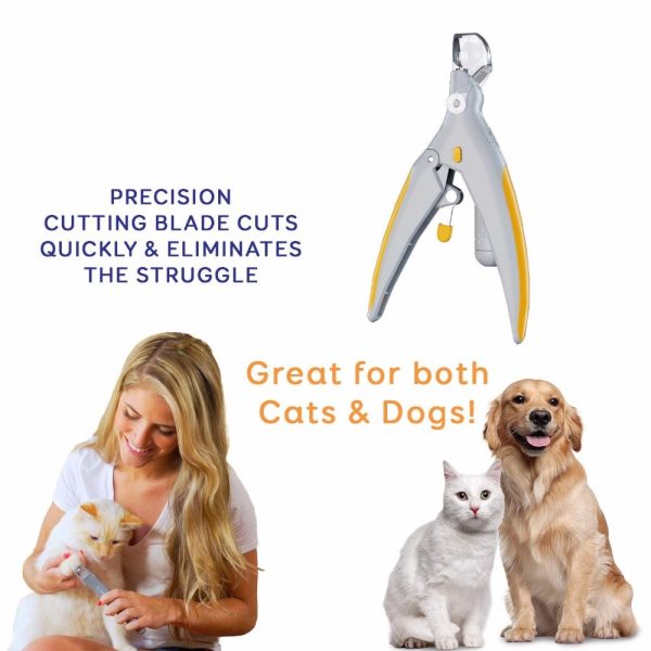 Cat and Dog Nail Clippers Illuminated Pet Nail Clipper with LED Light