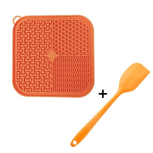 Slow Feeder Lick Mat for Dog & Cat, Food-Grade Silicone, 48 Suction Cups, Dishwasher Safe, Anxiety Relief - Image 6