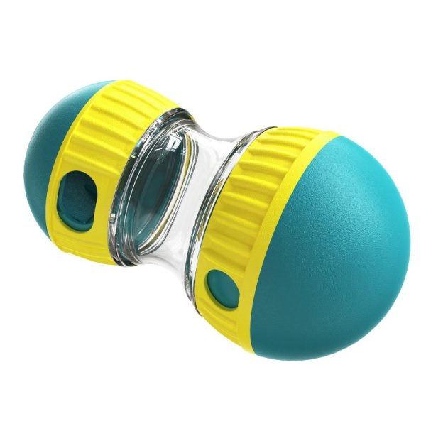COSOWO Dog Treat Dispensing Toys, Pet Puzzle Toy Treat Ball Dog Treat Dispenser Toy Ball Interactive Cat Adjustable Food Dispensing for Mental Enrichment - Image 2