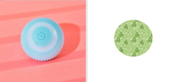 Interactive Cat Toys Ball Fast Rolling in Pouch, Motion Activate Chirping Cat Toy Hide and Seek Mouse Catching Game - Image 2