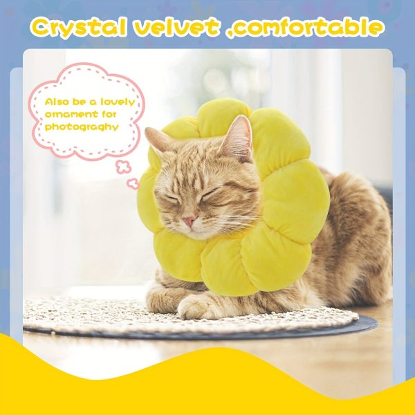 GAPZER Cat Cone Collar, Neck Cone to Stop Licking, Surgery Recovery Collar for Kittens Cats - Image 3