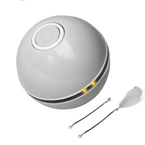 Remote Control Pet Bounce Ball, Durable ABS Material, Interactive Pet Toy for Dogs and Cats, Fun Exercise Ball for Active Play