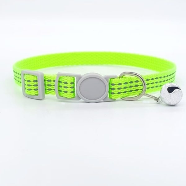 Nylon Cat Collar Comfortable Breathable, Adjustable Monochrome Pet Collar for Cats, Lightweight and, Durable - Image 9