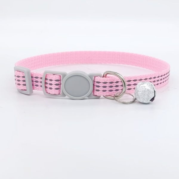 Nylon Cat Collar Comfortable Breathable, Adjustable Monochrome Pet Collar for Cats, Lightweight and, Durable - Image 4