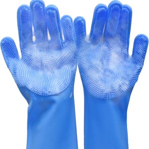 Yintoper Pet Grooming Gloves, Dog Bathing Gloves with High-Density Teeth