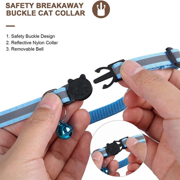 Bencacawinstyle Cat Breakaway Collar with GPS Tracker Holder, Your Feline's Ultimate Companion - Image 4