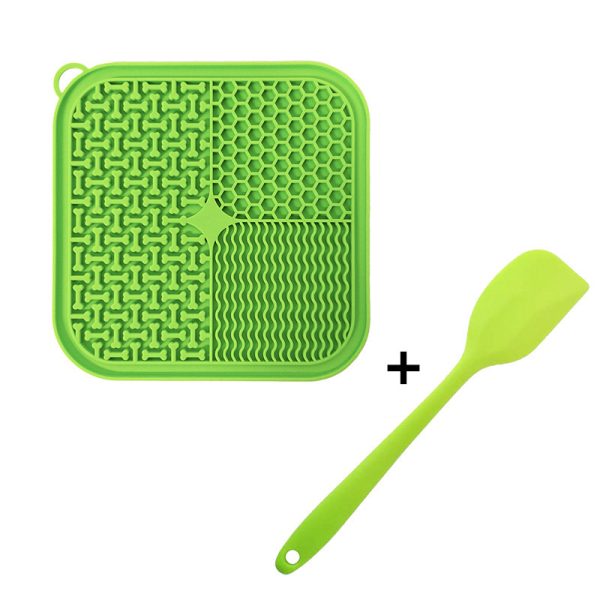 Slow Feeder Lick Mat for Dog & Cat, Food-Grade Silicone, 48 Suction Cups, Dishwasher Safe, Anxiety Relief - Image 7