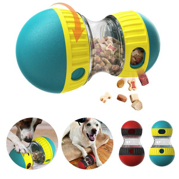 COSOWO Dog Treat Dispensing Toys, Pet Puzzle Toy Treat Ball Dog Treat Dispenser Toy Ball Interactive Cat Adjustable Food Dispensing for Mental Enrichment - Image 10