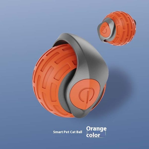 Interactive Cat Speedy Tail Toy, Automatic Moving Cat Toy Ball, USB Rechargeable, Two Speed Adjustment, with Replacement Tail - Image 4