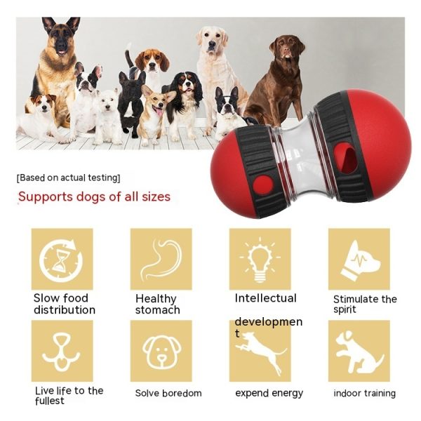 COSOWO Dog Treat Dispensing Toys, Pet Puzzle Toy Treat Ball Dog Treat Dispenser Toy Ball Interactive Cat Adjustable Food Dispensing for Mental Enrichment - Image 6