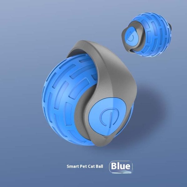Interactive Cat Speedy Tail Toy, Automatic Moving Cat Toy Ball, USB Rechargeable, Two Speed Adjustment, with Replacement Tail - Image 6