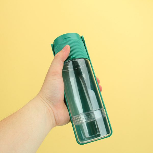 Dog Water Bottle, Pet Outdoor Walking Travelling Drinking Cup, Leak Proof Portable Puppy Water Dispenser with Drinking Feeder for Puppy for Pets Outdoor Walking, Hiking, Travelling - Image 2