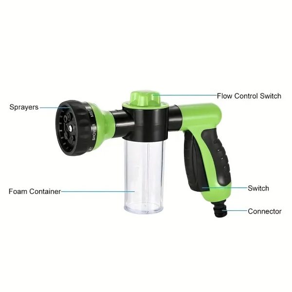 Soap Dispensing Pet Wash Sprayer Nozzle and NASTY CRITTER! by Girl With The Dogs - Everyday Deep Cleaning Dog Shampo 16 oz - Image 3