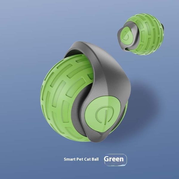 Interactive Cat Speedy Tail Toy, Automatic Moving Cat Toy Ball, USB Rechargeable, Two Speed Adjustment, with Replacement Tail - Image 8