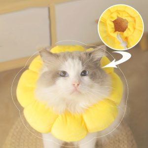 GAPZER Cat Cone Collar, Neck Cone to Stop Licking, Surgery Recovery Collar for Kittens Cats