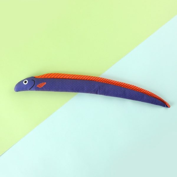 Maiiu Chewing Stuffed Catnip Cat Pillow Toy Simulation Fish Fish Cat Toys - Image 2
