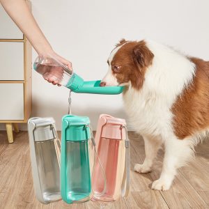 Portable Dog Water Bottle, Foldable Pet Water Dispenser for Outdoor Travel & Hiking, Large Capacity