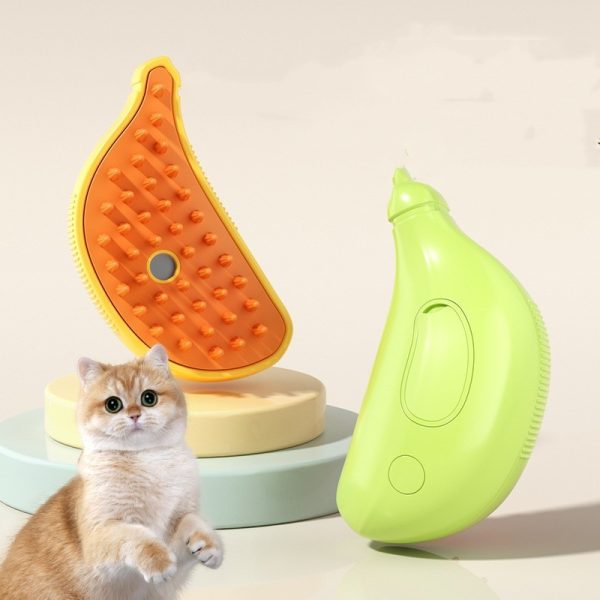 Cat Brush, Grooming Comb, Self Cleaning Cat Slicker Brushes for Shedding, One Click to Clean - Image 3