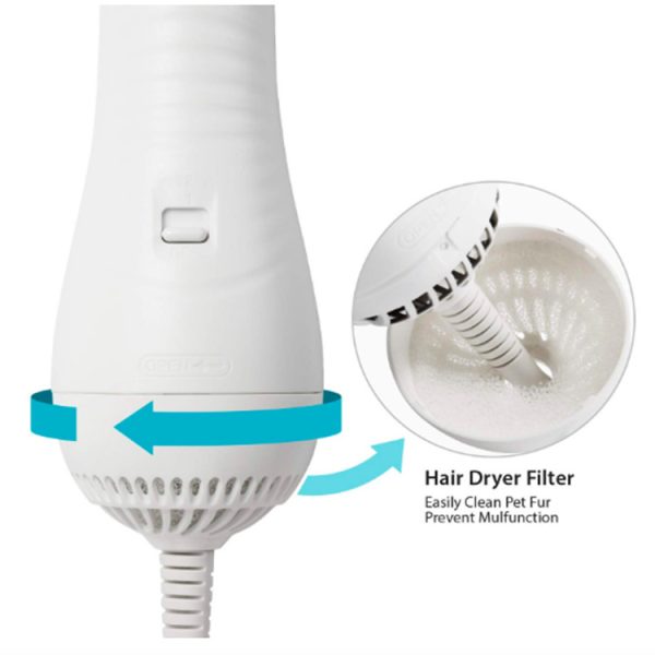 Pet Hair Dryer & Electric Comb (2-in-1 ) – Portable Low Noise Grooming Brush for Dogs and Cats - Image 3