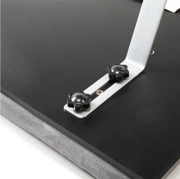 Cat Window Perch with Soft Velvet Cushion – Space-Saving Window Mounted Bed (Black & Gray) - Image 3