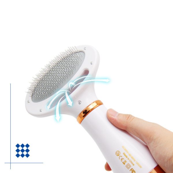Pet Dog Dryer 2 in 1 Quiet Dog Hair Dryers and Comb Brush Grooming Kitten, One-Button Hair Removal Cat Hair Comb Puppy Fur Blower for Most Cats and Dogs - Image 7