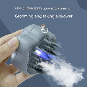 HCPBRS Pet Steamy Brush, Cat Grooming Comb with Steam, Multifunctional Pet Hair Combs Dog Steamy Brushes, Cat Steam Brush Spray Combs for Cats and Dogs