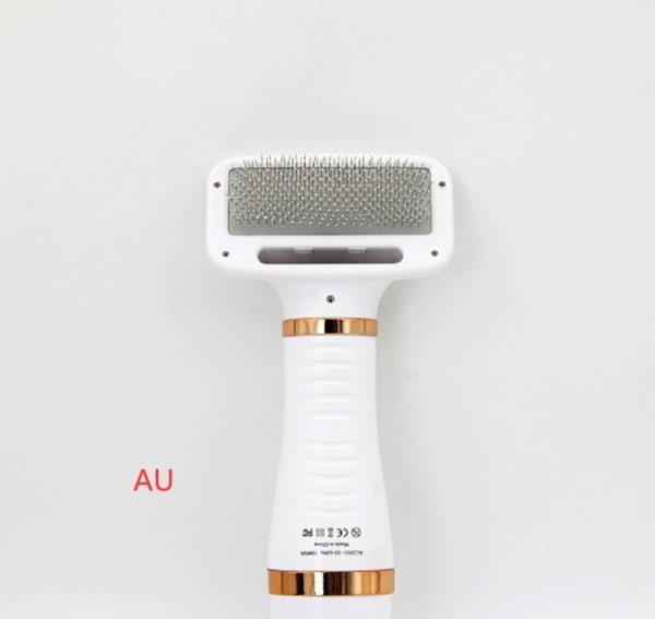 Pet Hair Dryer Brush, 2in 1 Electric Dogs Hair Brush Blow Dryer with Adjustable Speed Temperature, Cat Dryer Air Blower Hair Grooming Beauty Tool for Small Medium - Image 2