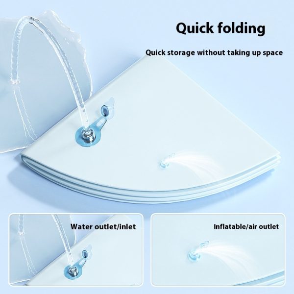 Water Mat, Oceanic Adventure Inflatable Water Mat, Infant Sensory Development Playmat, Easy Setup Baby Mat, Leak-Proof Fun Inflatable Water Mat for Toddler - Image 5