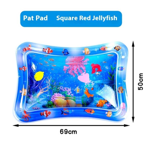 Kids Inflatable Mat - Pet Water Rug, Kids Sensory Playmat | Fun Sensor Water Playing Mat with Theme, Interactive Thickened Cool Comfortable Water Sensor Playmat for Pets Kids Babies, Octopus - Image 9