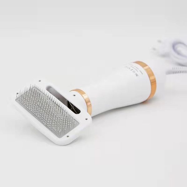 Beauty Hair Dryer Comb – Upgraded 3rd/4th Gen Silent Blow-Drying Comb with Towel, Pet & Human Use, Replaceable Head, - Image 5