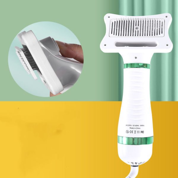 Beauty Hair Dryer Comb – Upgraded 3rd/4th Gen Silent Blow-Drying Comb with Towel, Pet & Human Use, Replaceable Head, - Image 4