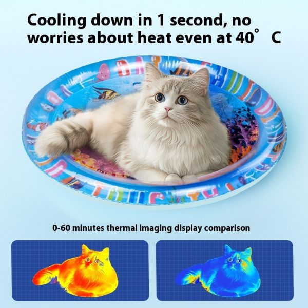 Water Mat, Oceanic Adventure Inflatable Water Mat, Infant Sensory Development Playmat, Easy Setup Baby Mat, Leak-Proof Fun Inflatable Water Mat for Toddler - Image 7