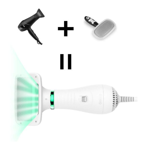Pet Hair Dryer & Electric Comb (2-in-1 ) – Portable Low Noise Grooming Brush for Dogs and Cats - Image 4
