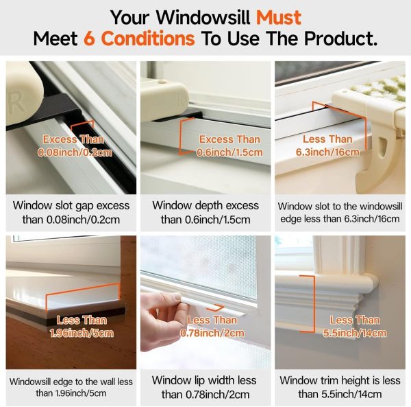 MEWOOFUN Cat Hammock for Window, Windowsill Cat Bed with Removable Cover, No Suction Cups, Medium Size (Beige) - Image 4