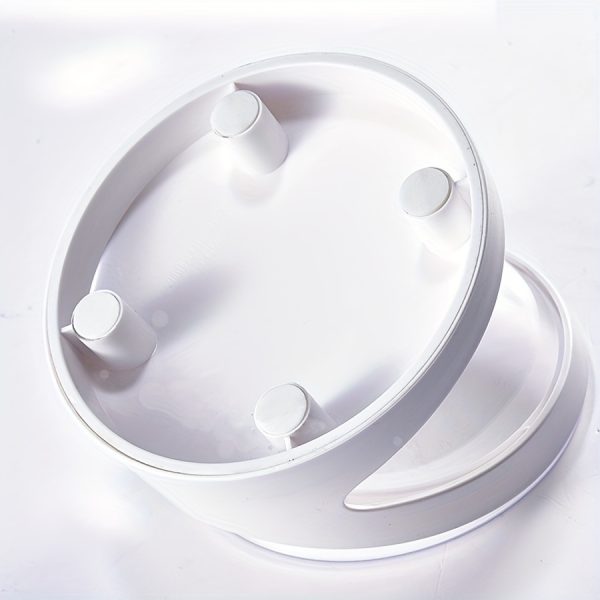 Slanted Stainless Steel Dog Bowl 15°, Pet Food Bowl Tilted Angle Bulldog Bowl Pet Feeder Dish, Water Bowl Non-Skid & Non-Spill, Easier to Reach Food, White - Image 4