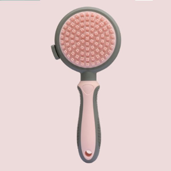 deusknoy 2 in 1 Double Side Cat Brushes for Indoor Cats Shedding Cat Grooming Supplies Cat Comb with Release Button Pet Supplies Flea Comb Slicker Brush for Dogs Hair Removal Massage - Image 6