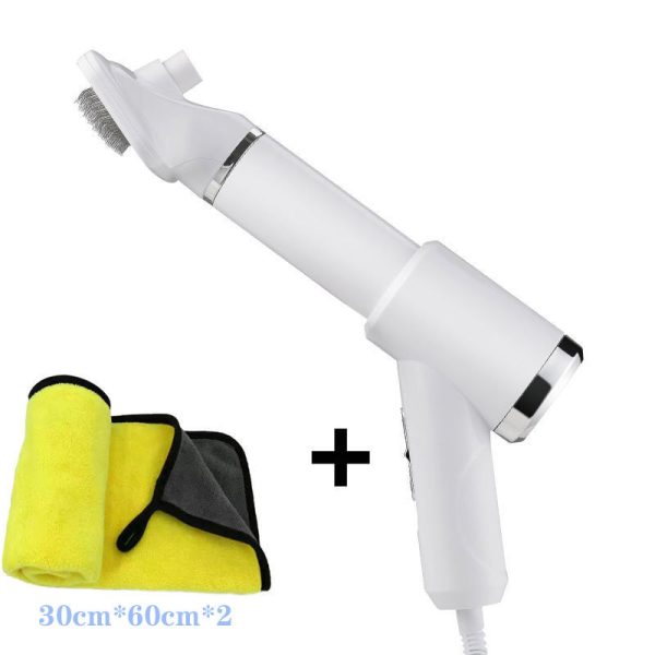 Beauty Hair Dryer Comb – Upgraded 3rd/4th Gen Silent Blow-Drying Comb with Towel, Pet & Human Use, Replaceable Head, - Image 8