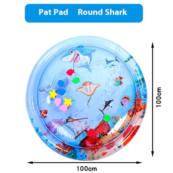 Kids Inflatable Mat - Pet Water Rug, Kids Sensory Playmat | Fun Sensor Water Playing Mat with Theme, Interactive Thickened Cool Comfortable Water Sensor Playmat for Pets Kids Babies, Octopus - Image 6