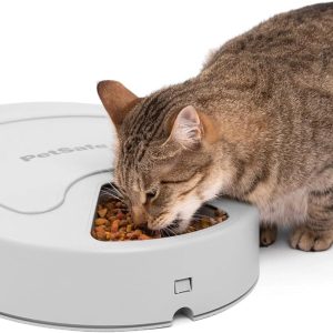 PetSafe Automatic Dog Feeder, 5 Meals, 40 oz Capacity, Plastic, for Dry Food, Multiple Pets
