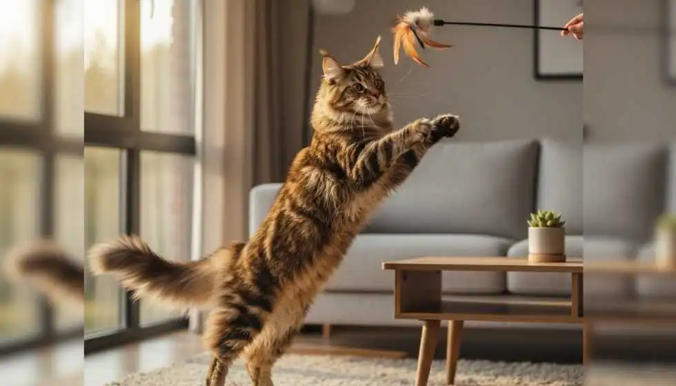 5 Best Wand Toys for Maine Coon Cats