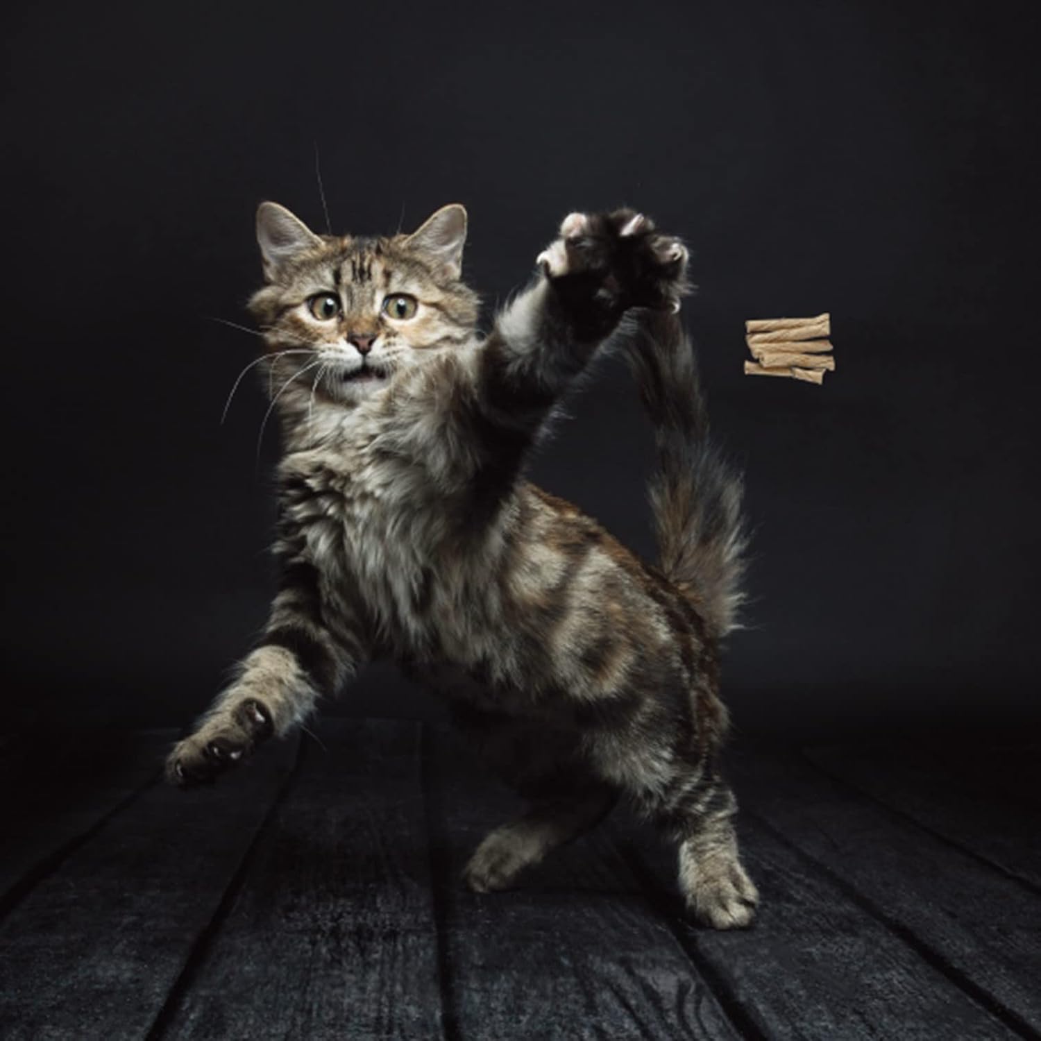 Cat Dancer Interactive Cat Toy Brown - Image 2