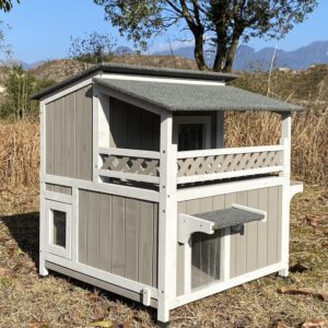 Feral Cat Shelter Outdoor Weatherproof Houses